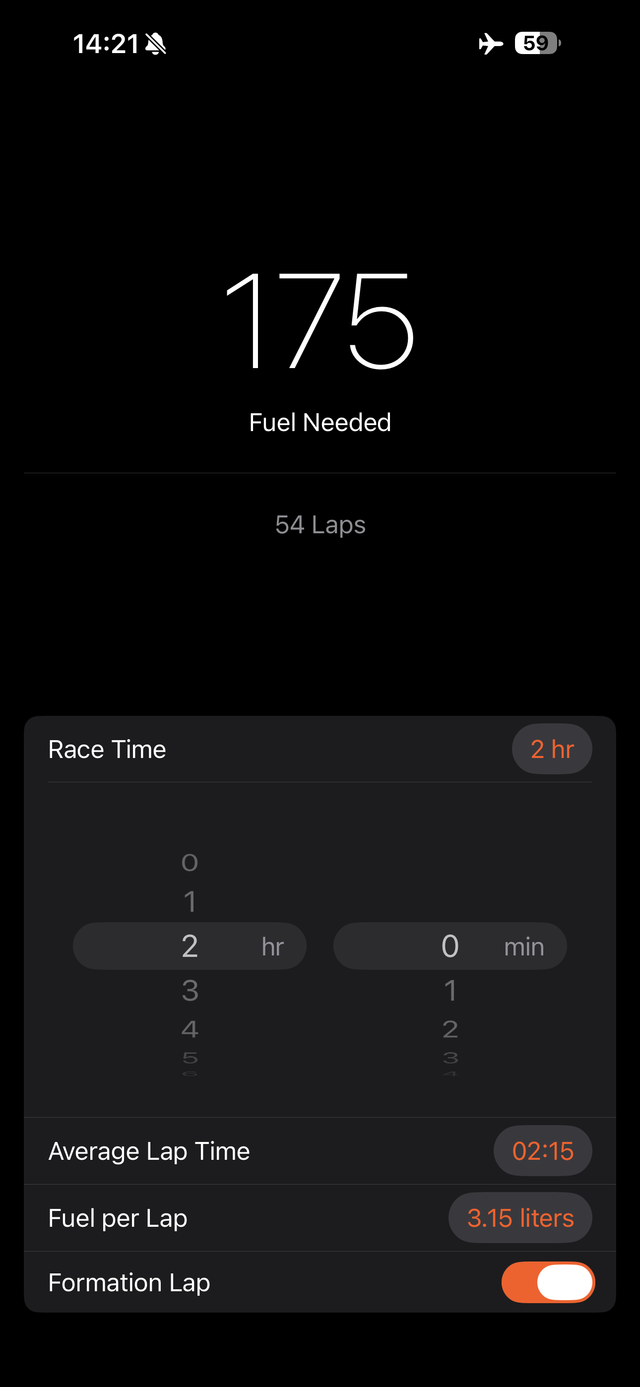 Endurance race screenshot