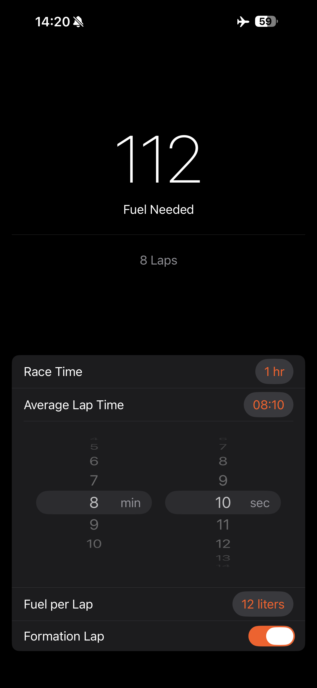 Nurburgring lap screenshot